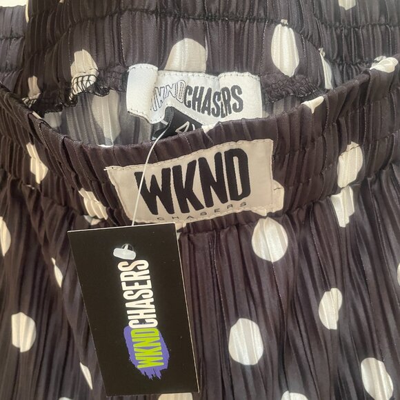 WKND Chasers Polka Dot Plisse Pants 4xl - Picture 5 of 5